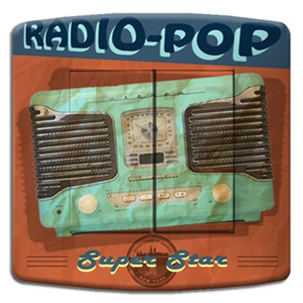 Interrupteur déco Vintage / Radio Pop double poussoir - DKO Interrupteur