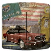 Interrupteur déco Vintage / Vegas Mustang double poussoir - DKO Interrupteur