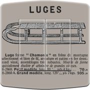 Interrupteur déco luges forme 