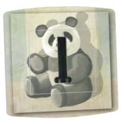 Prise déco Bébé Panda téléphone - DKO Interrupteur