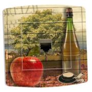 Prise déco Bretagne / Cidre et Pomme RJ45 - DKO Interrupteur