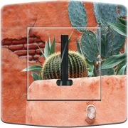 Prise déco Cactus téléphone - DKO Interrupteur