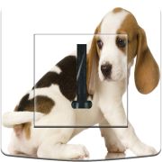 Prise déco Chiot téléphone - DKO Interrupteur