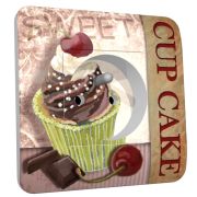 Prise déco Cup Cake Chocolat /1 2 pôles + terre - DKO Interrupteur