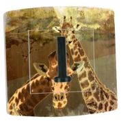Prise déco Girafes téléphone - DKO Interrupteur