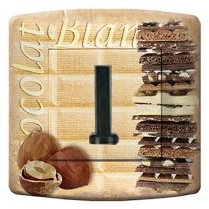 Prise déco Gourmandise / Chocolat blanc téléphone - DKO Interrupteur