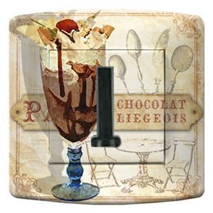 Prise déco Gourmandise / Chocolat liégeois téléphone - DKO Interrupteur