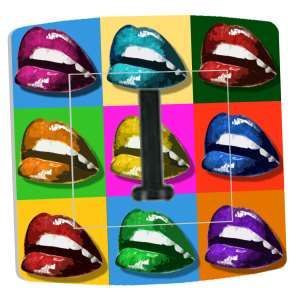 Prise déco Lèvres Pop Art téléphone - DKO Interrupteur