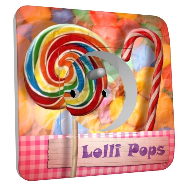 Prise déco Lolli Pops 2 pôles + terre - DKO Interrupteur