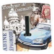 Prise déco Paris Montmartre téléphone - DKO Interrupteur