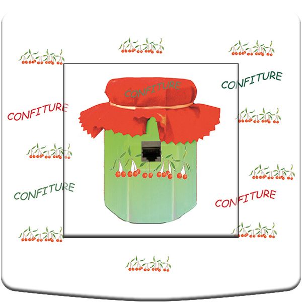 Prise déco Pommes RJ45 - DKO Interrupteur