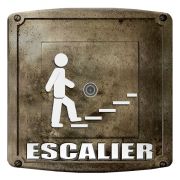 Prise déco Signalétique / Escaliers TV - DKO Interrupteur