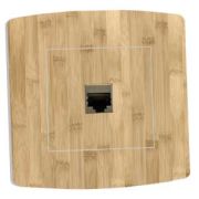 Prise déco Tendance / Bambou RJ45 - DKO Interrupteur