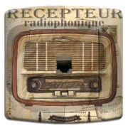 Prise déco Vintage / Récepteur radio RJ45 - DKO Interrupteur