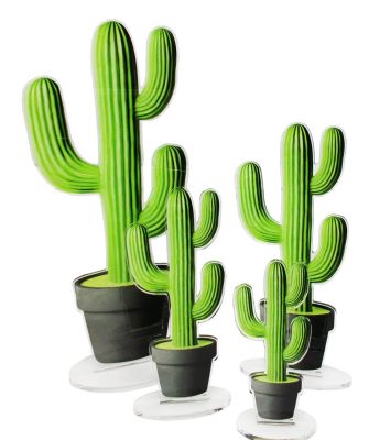 Arbre cactus acrylique vert 102 cm