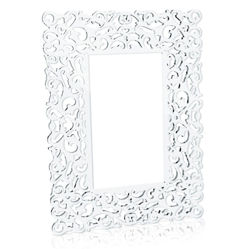 Cadre acrylique Grand Soir dentelle transparente - Acrila