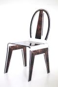 Chaise Factory en acrylique rouille - Acrila Concept
