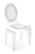 Chaise Sixteen en acrylique blanc - Acrila Concept