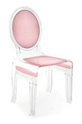 Chaise Sixteen en acrylique rose pâle - Acrila Concept