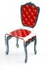 Chaise acrylique Capiton rouge