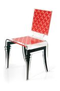 Chaise acrylique Diam rouge - Acrila