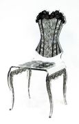Chaise acrylique Eman noire - Acrila