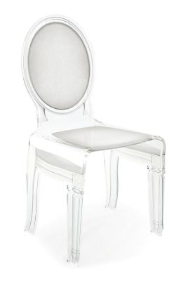 Chaise acrylique Sixteen blanc