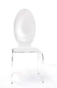Chaise acrylique Wave - Acrila