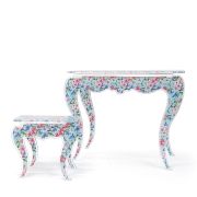 Chevet acrylique Colibri motif papillons - Acrila