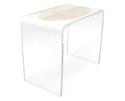 Chevet acrylique Love transparent - Acrila