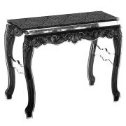 Console acrylique Baroque dessus noir - Acrila