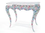 Console acrylique Colibri motif papillons - Acrila