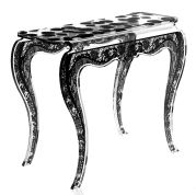 Console acrylique Eman noire - Acrila