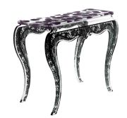 Console acrylique Eman violette - Acrila