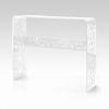 Console acrylique Grand soir dentelle blanche