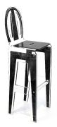 Tabouret acrylique Factory noir - Acrila