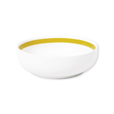 Assiette creuse porcelaine Louison jaune