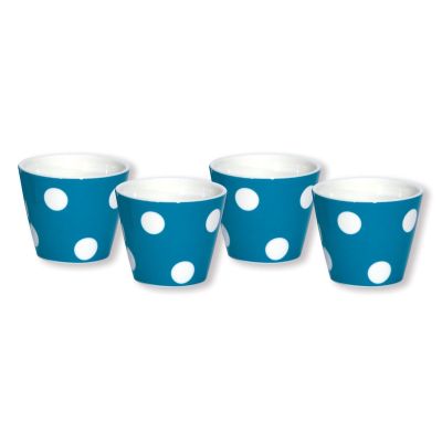 Mug porcelaine expresso Freshness Dots turquoise