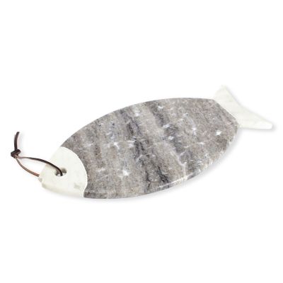 Planche à découper forme poisson Marbela marbre 40x20