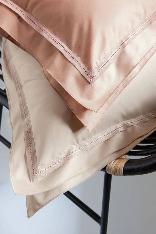 Housse de couette Point du Jour Terracotta percale 260x240 - Nina Ricci Maison