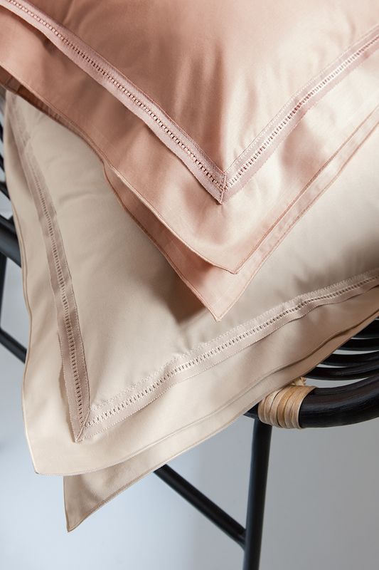 Housse de couette Point du Jour Terracotta percale 260x240