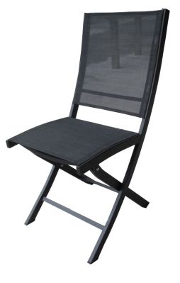 Chaise de jardin Blackstar assise noire