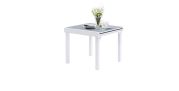 Table de jardin Modulo 4/8 places blanc/gris perle - Wilsa Garden