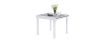 Table de jardin Modulo 4/8 places blanc/gris perle