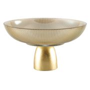 Coupe évasée Firenze en verre fumé - Aulica