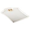 Plateau Gatsby en porcelaine noeud papillon