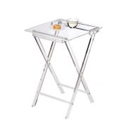 Plateau sur pieds en acrylique Urban Chic transparent - Aulica