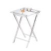Plateau sur pieds en acrylique Urban Chic transparent