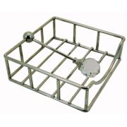 Porte-serviettes Silver Winter en nickel diamant GM - Aulica
