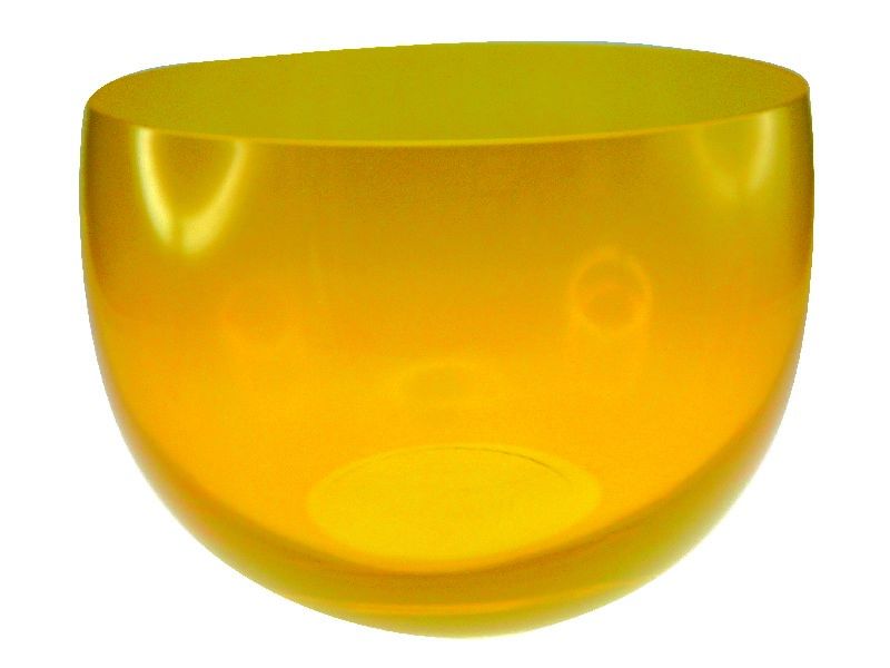 Saladier acrylique jaune Ø20 - Aulica
